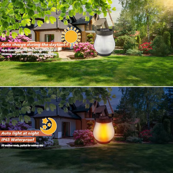 š„ Last Day Promotion 50% OFFš„Dancing flame Solar Lantern Outdoor Lights
