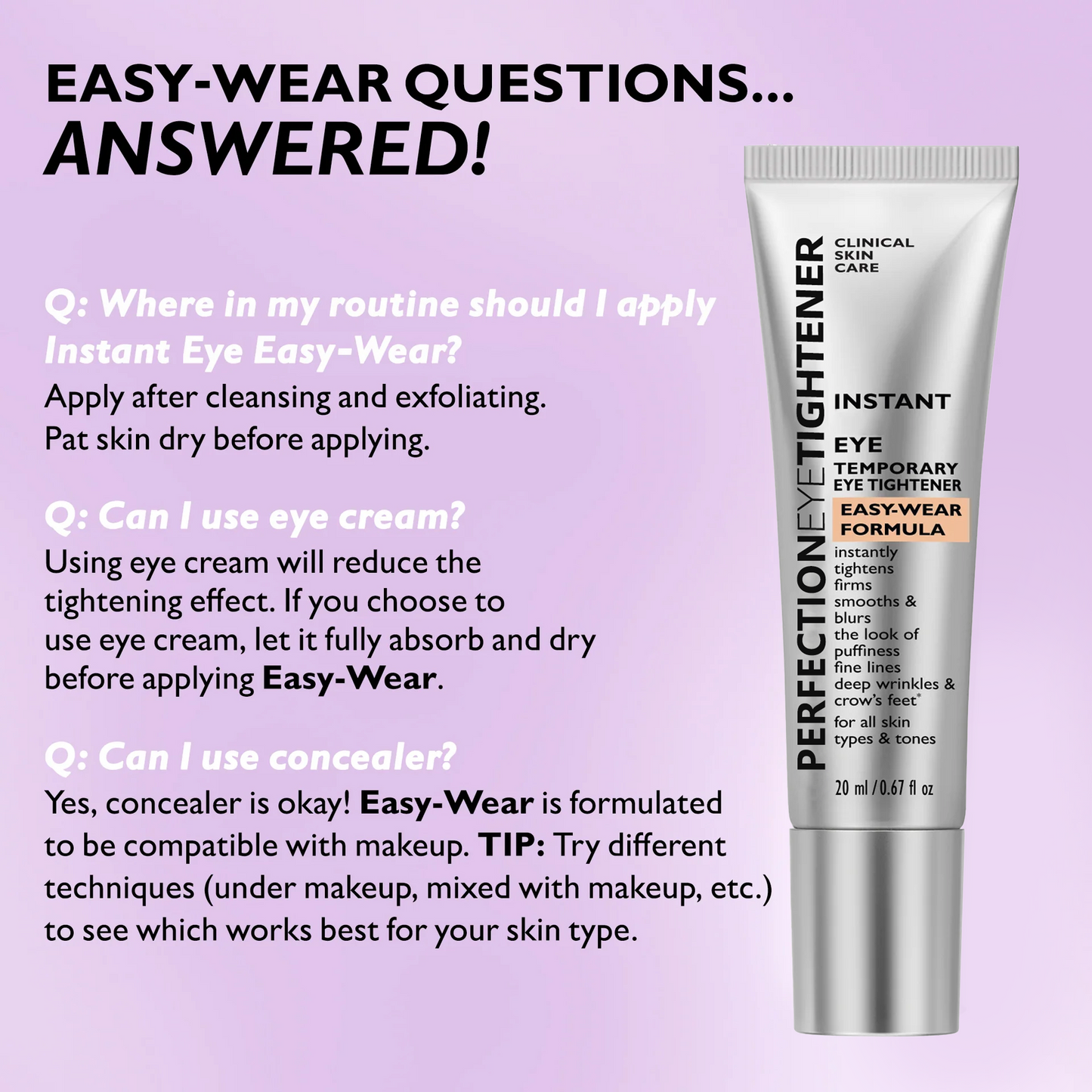 Final 3 Hours: 65%OFF🔥 Instant Eye Tightener Easy-Wear Formula With Brush Free!