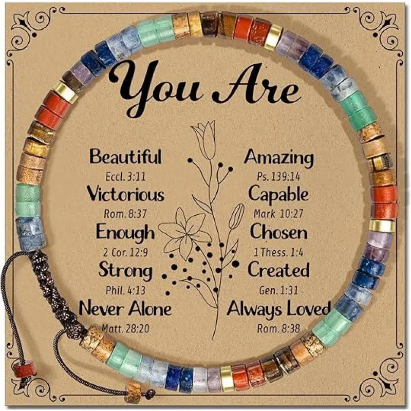 Handcrafted healing stone bracelets — meaningful gifts for every woman.