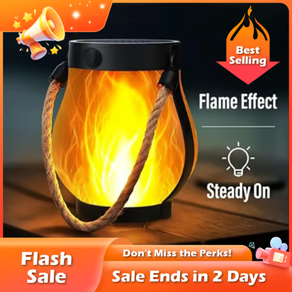 š„ Last Day Promotion 50% OFFš„Dancing flame Solar Lantern Outdoor Lights