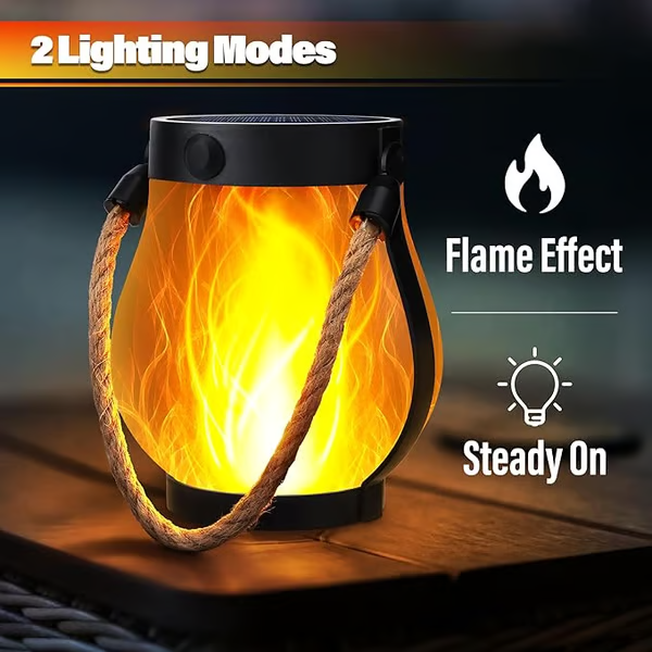 š„ Last Day Promotion 50% OFFš„Dancing flame Solar Lantern Outdoor Lights