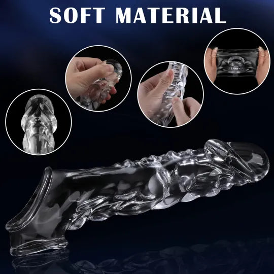 🔥🎁 2025 HOT Deal 💥 Reusable Penis Extension Vibrator – Makes You Longer, Harder & Unstoppable 😍