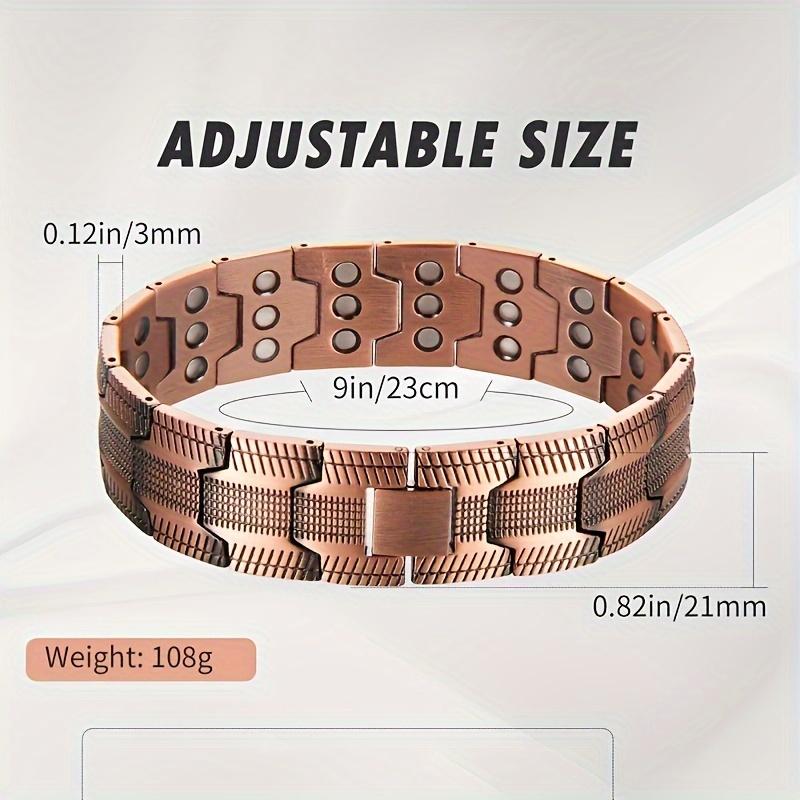 🔥New product launch limited time offer-Copper Magnetic Bracelet ——Relieve fatigue and promote blood circulation