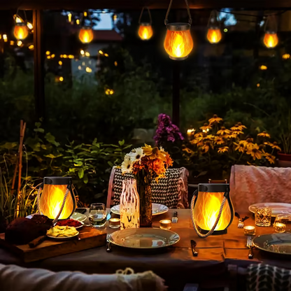 🔥 Last Day Promotion 50% OFF🔥Dancing flame Solar Lantern Outdoor Lights