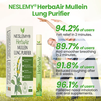 🎁 Limited time offer up to 80% off NESLEMY® HerbaAir Mullein Lung Purifier!