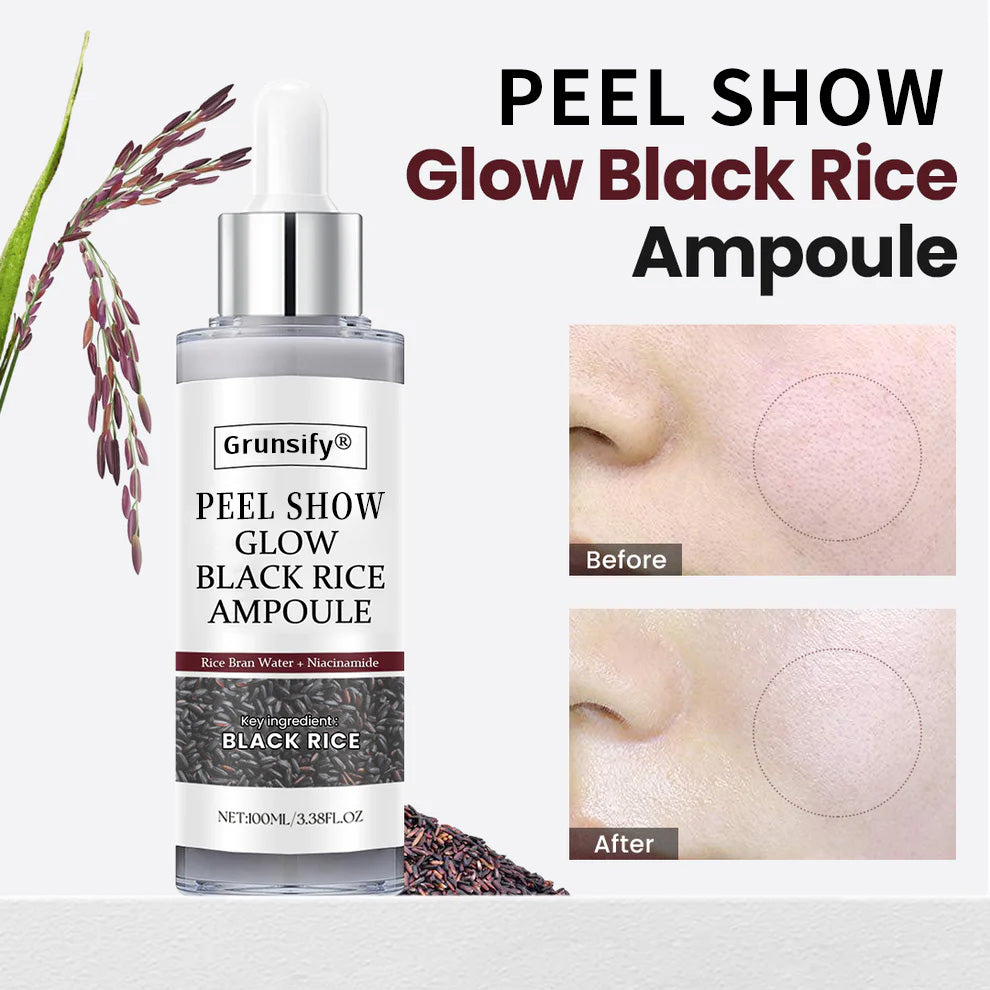 Grunsify® Peel Show Glow Black Rice Ampoule