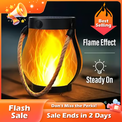 🔥 Last Day Promotion 50% OFF🔥Dancing flame Solar Lantern Outdoor Lights