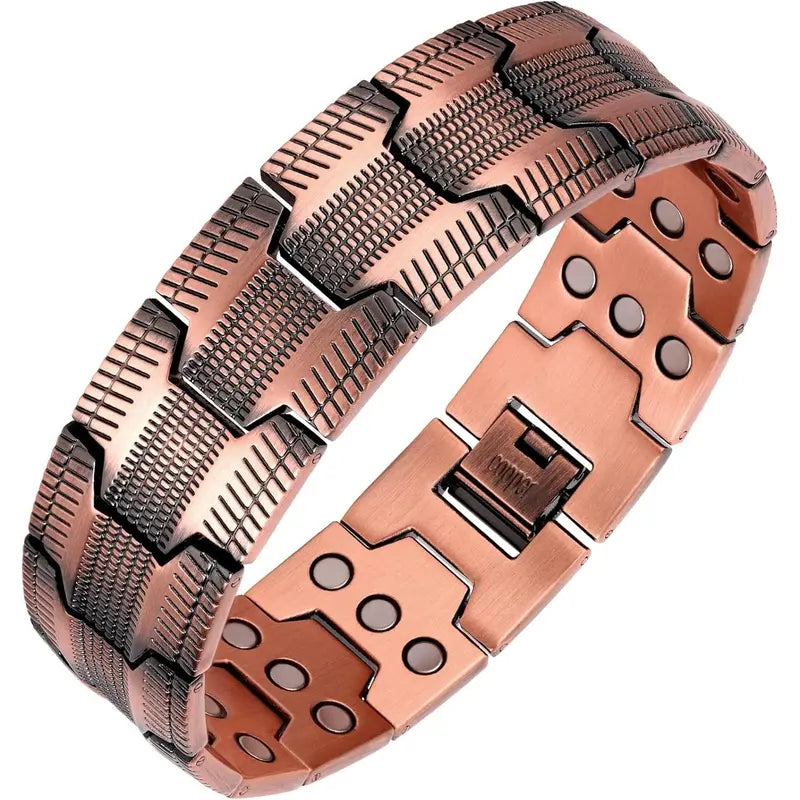 🔥New product launch limited time offer-Copper Magnetic Bracelet ——Relieve fatigue and promote blood circulation
