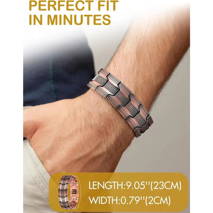 🔥New product launch limited time offer-Copper Magnetic Bracelet ——Relieve fatigue and promote blood circulation